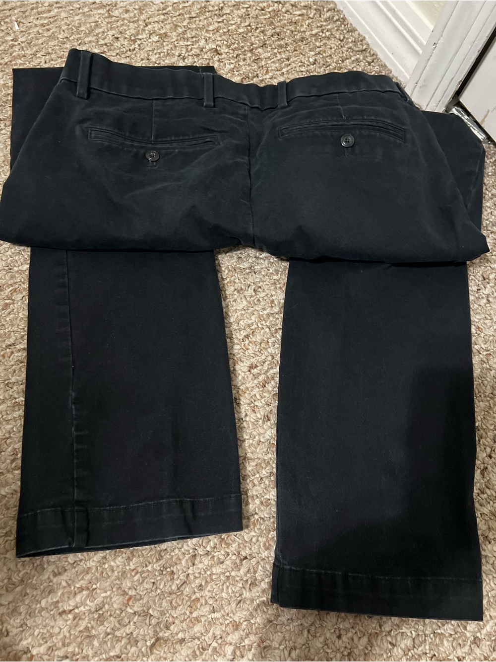 Black Gap 30x30 straight chino pants